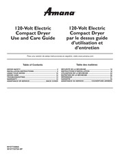 Amana NEC3120FW Guide D'utilisation Et D'entretien
