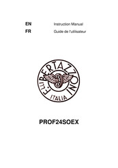 Bertazzoni PROF24SOEX Guide De L'utilisateur