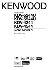 Kenwood KDV-5544U Mode D'emploi