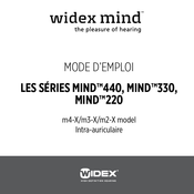 Widex Mind440 Série Mode D'emploi