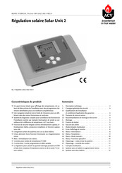 ACV Solar Unit 2 Mode D'emploi