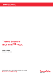 ThermoFisher Scientific BIOShield 1000A Mode D'emploi