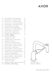 Axor Citterio Select 39861000 Mode D'emploi / Instructions De Montage