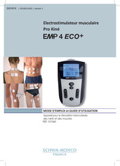 schwa-medico Pro Kine EMP 4 ECO+ Mode D'emploi Et Guide D'utilisation