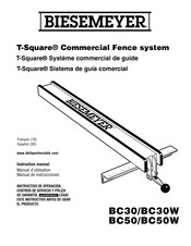 Biesemeyer T-Square BC30 Manuel D'utilisation