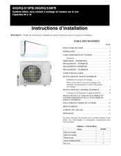 Nouveau 538FR Instructions D'installation