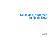 Nokia N93 Guide De L'utilisateur