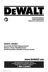DeWalt D25892 Guide D'utilisation