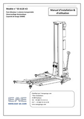 EAE EE-612E-V2 Manuel D'installation & D'utilisation