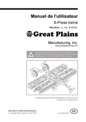 GREAT PLAINS X-Press Vx Manuel De L'utilisateur