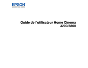 Epson HOME CINEMA 3800 Guide De L'utilisateur