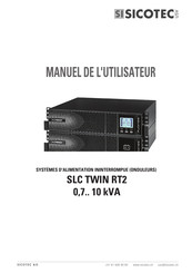 Sicotec SLC TWIN RT2 Manuel De L'utilisateur