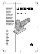 Berner BACJS 12 V Notice Originale