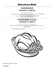 KitchenAid ARCHITECT II KGRS205 Guide D'utilisation Et D'entretien