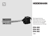 HEIDENHAIN ERA 880 Instructions De Montage