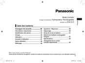 Panasonic EW1313 Mode D'emploi