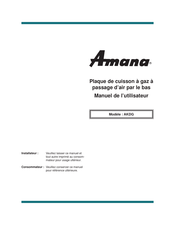 Amana P1131622NWW Manuel De L'utilisateur