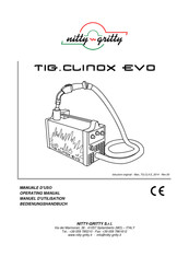 Nitty-Gritty TIG.CLINOX EVO Manuel D'utilisation