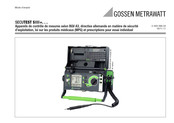 Gossen MetraWatt M7010-V013 Mode D'emploi