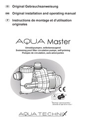 aqua technix AquaMaster Série Instructions De Montage Et D'utilisation