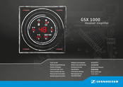 Sennheiser GSX 1000 Notice D'emploi