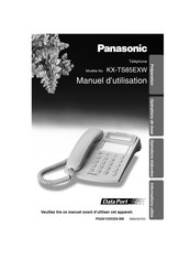 Panasonic Dataport KX-TS85EXW Manuel D'utilisation