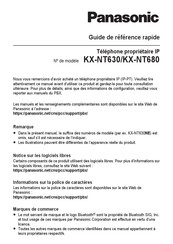 Panasonic KX-NT630 Guide De Référence Rapide