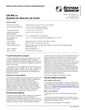 System Sensor OSI-RIE Série Instructions D'installation Et De Maintenance