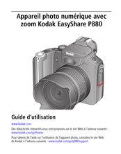 Kodak EasyShare P880 Guide D'utilisation