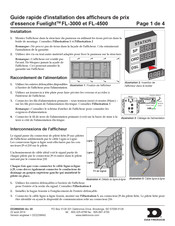 Daktronics Fuelight FL-3000 Série Guide Rapide D'installation