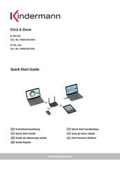 Kindermann Klick & Show K-10S Kit Guide De Démarrage Rapide