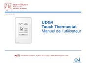 OJ Electronics WarmlyYours UDG4 Manuel De L'utilisateur