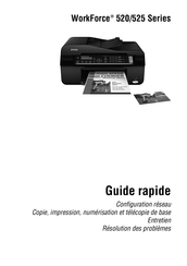 Epson WorkForce 520 Série Guide Rapide