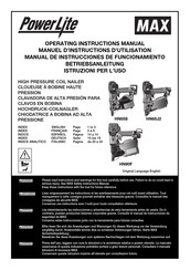 Max PowerLite HN90F Manuel D'instructions D'utilisation