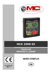 MC Electronics MCK 2500 SX Mode D'emploi