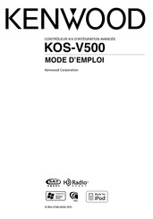 Kenwood KOS-V500 Mode D'emploi