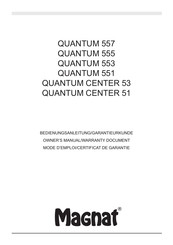 Magnat QUANTUM 553 Mode D'emploi