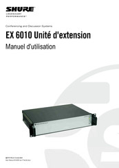 Shure EX 6010 Manuel D'utilisation