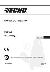 Echo PB-2200SI Manuel D'utilisation