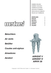 Vetus AIRVENT H Instructions D'installation
