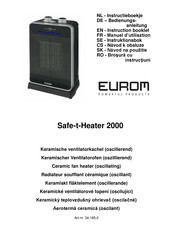 EUROM Safe-t-Heater 2000 Manuel D'utilisation