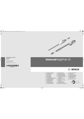 Bosch Universal HedgePole 18 Notice Originale