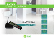 Dune HD K-Net TV 102 Guide D'installation