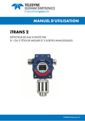 TELEDYNE OLDHAM SIMTRONICS ITRANS 2 Manuel D'utilisation