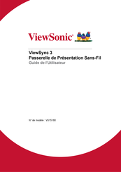 ViewSonic ViewSync 3 Guide De L'utilisateur