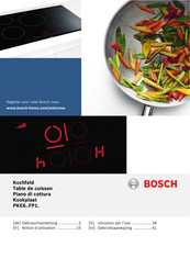 Bosch PKE611FP1E Notice D'utilisation