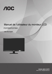 AOC P2370SD Manuel De L'utilisateur