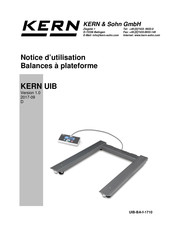 KERN and SOHN UIB Notice D'utilisation
