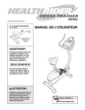 Healthrider CROSS TRAINER R890x Manuel De L'utilisateur