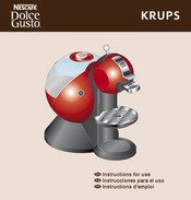 Krups Nescafe Dolce Gusto MELODY 2 Instructions D'emploi